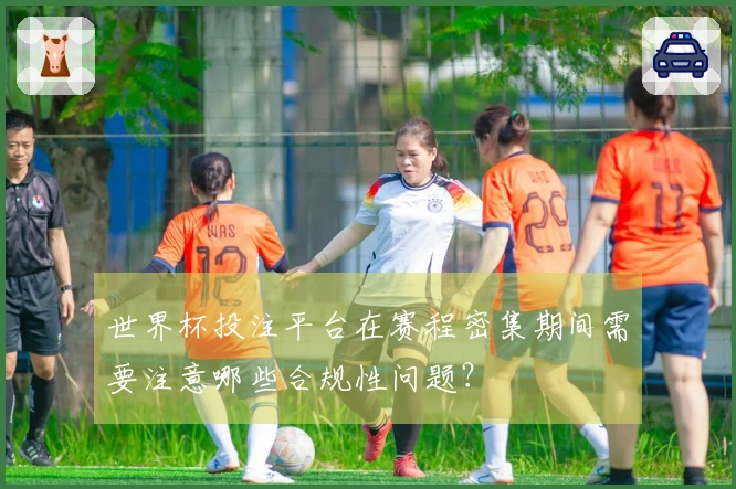 世界杯投注平台在赛程密集期间需要注意哪些合规性问题？