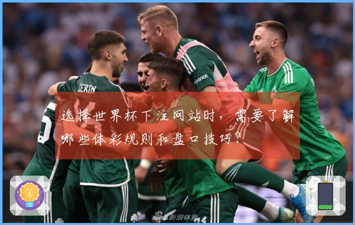 选择世界杯下注网站时，需要了解哪些体彩规则和盘口技巧？