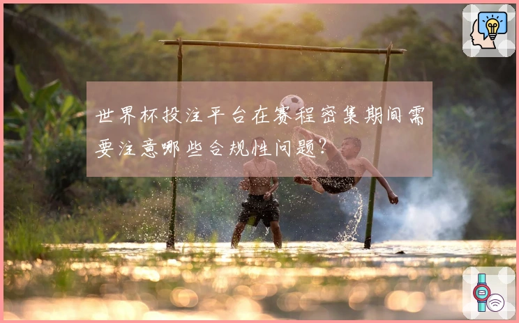世界杯投注平台在赛程密集期间需要注意哪些合规性问题？